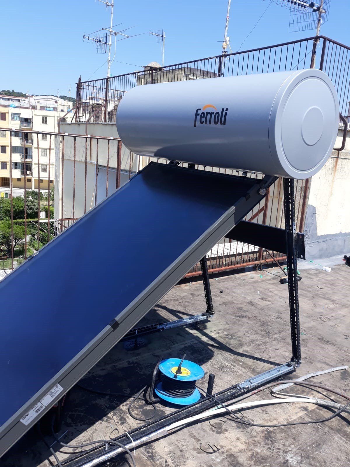 Pannelli solari termici per alimentare l'impianto di riscaldamento