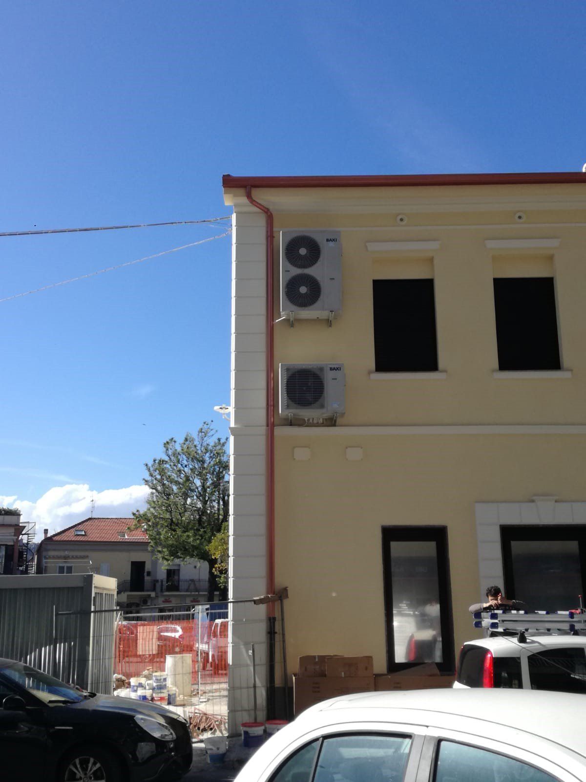 Motori esterni di impianto di condizionamento