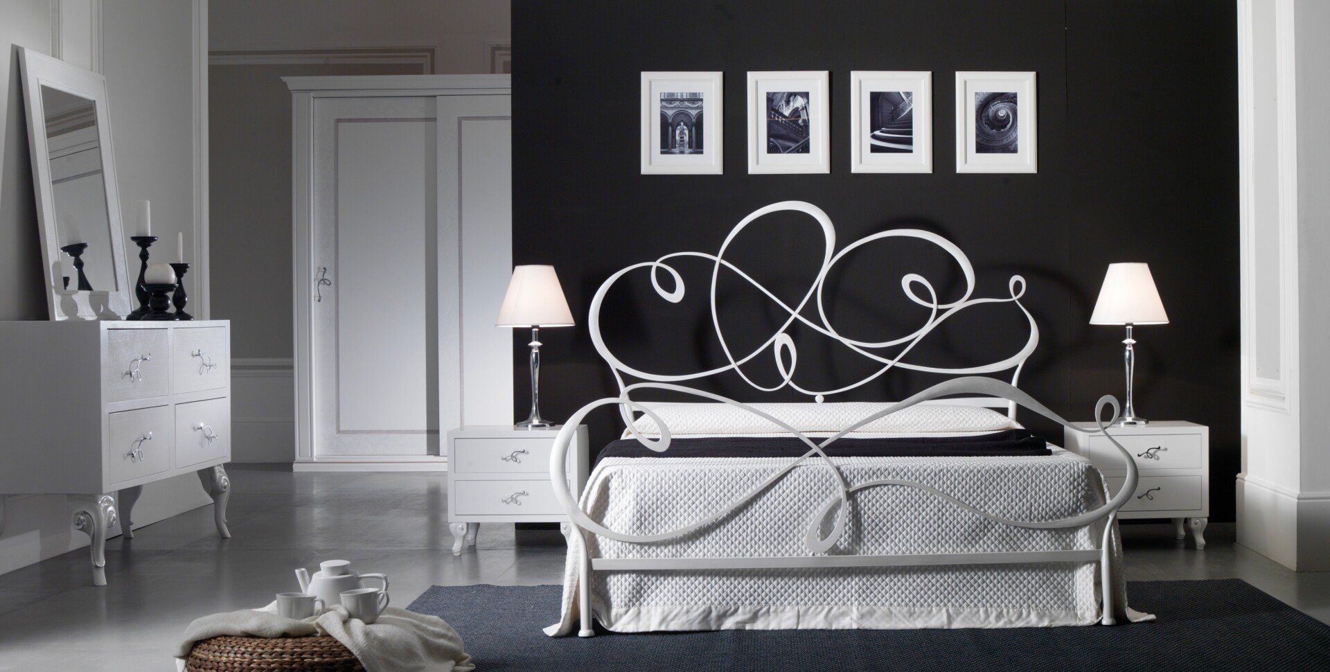 Letto in ferro battuto