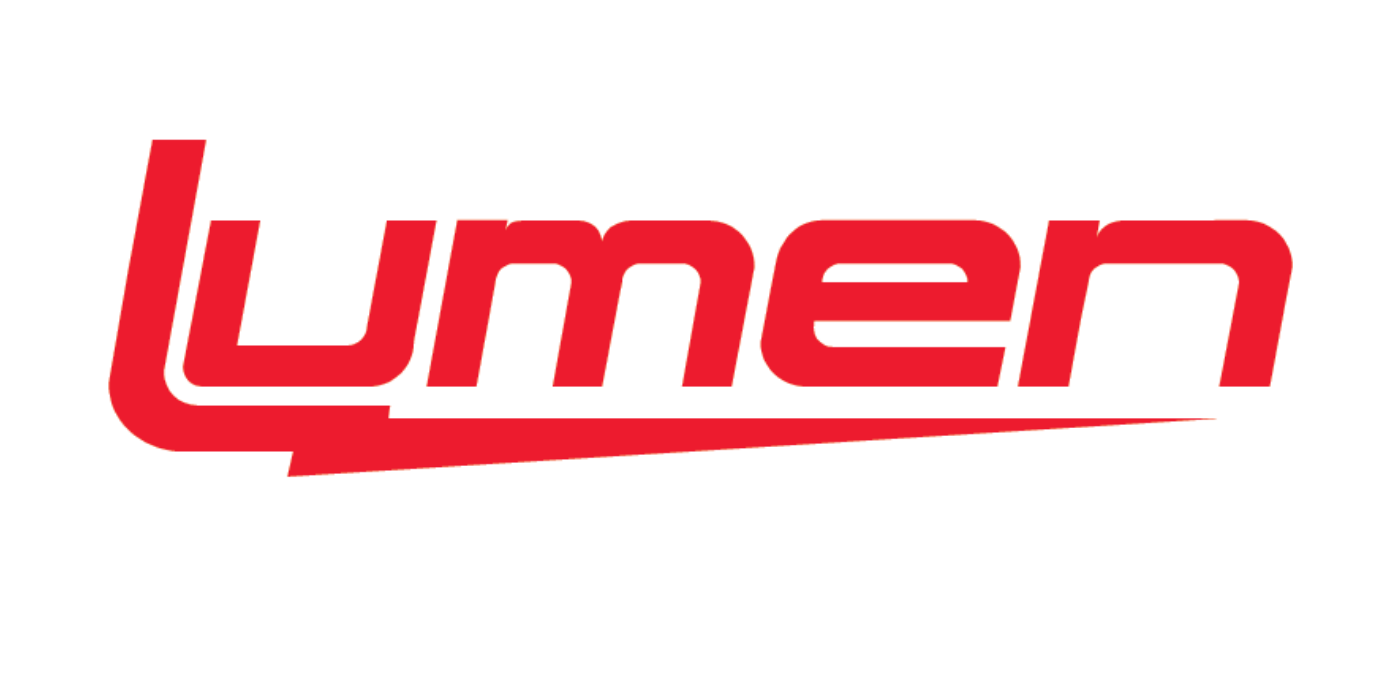 Logo Red Lumen en caractères italiques stylisés sur fond blanc
