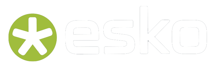 A green and white logo with a star in the middle.