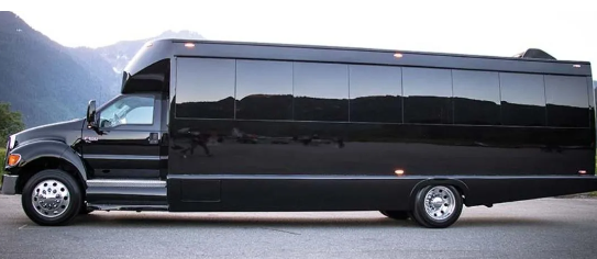 Black 26 Passenger San Antonio Party Bus