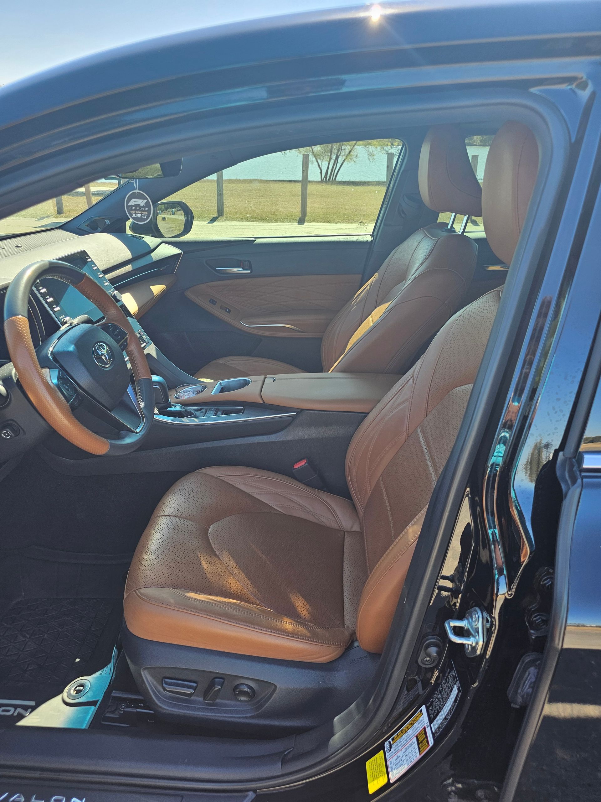 Blue Line San Antonio Party Bus Up to 16 passengers daytime inside view parked in Leon Springs