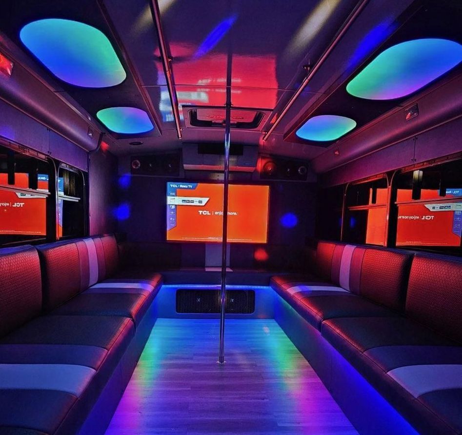 Purple Magic San Antonio Party Bus ~ Up to 22 Passengers