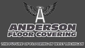 Logo of Anderson floor covering is the future of flooring in west michigan