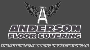 Logo of Anderson floor covering is the future of flooring in west michigan