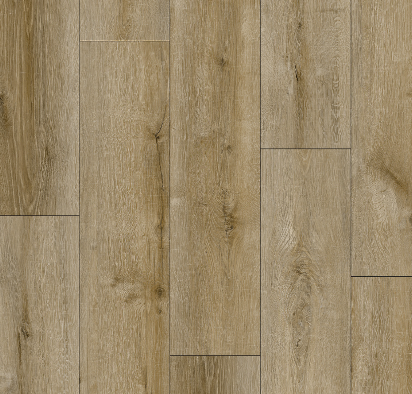 Light brown wood flooring with wood grain details.