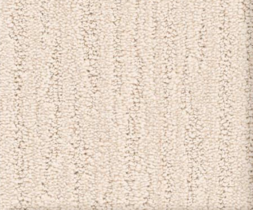 Beige carpet with textured vertical lines.