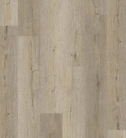 Light-colored, wood-look flooring with vertical planks and visible grain.