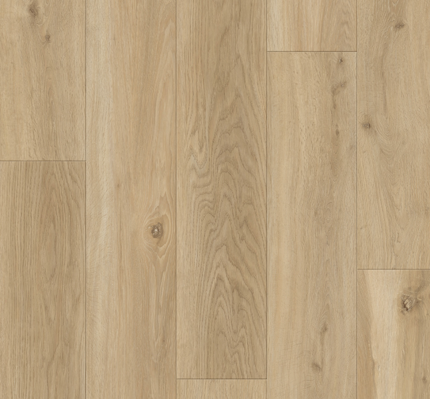 Light brown wood flooring with wood grain pattern.