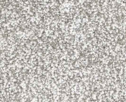 Close-up of a light gray, textured carpet with a dense, bumpy surface.
