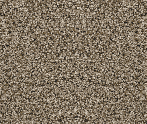 Beige and gray speckled carpet.