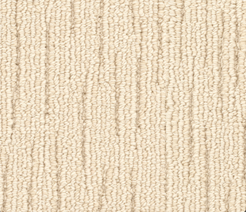 Beige carpet with vertical textured lines.