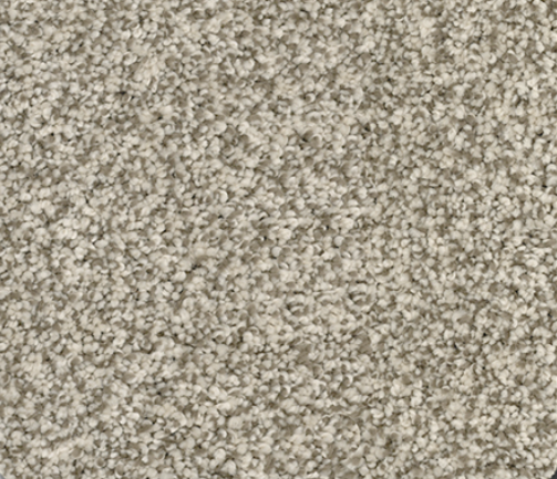 Close-up of light beige speckled carpet.