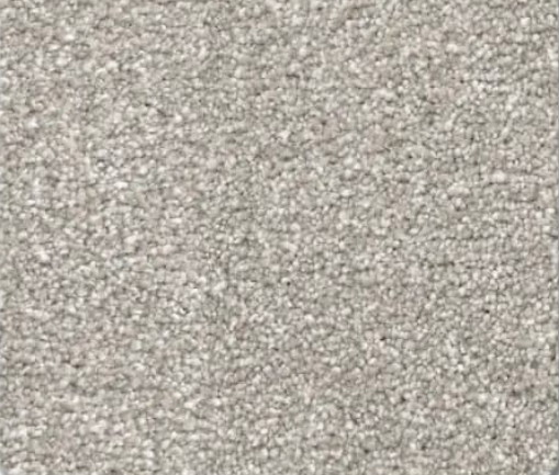 Close-up of light gray speckled carpet.