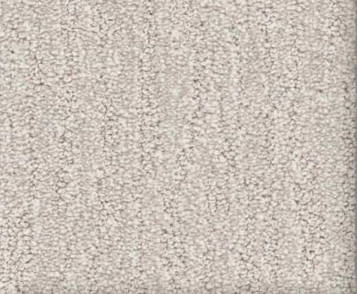 Beige, textured carpet.