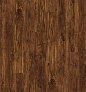Dark brown wood grain floor with vertical planks.