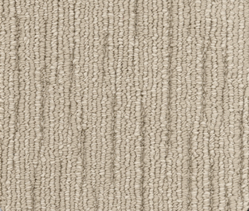 Tan carpet with vertical ribbed texture.