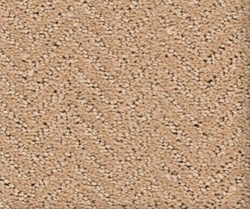 Beige textured carpet with a diagonal pattern.