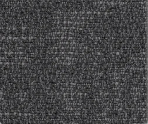 Dark gray, textured woven fabric.