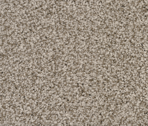 Close-up of beige, textured carpet.