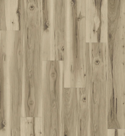 Light-colored wood flooring with vertical planks and natural wood grain variations.