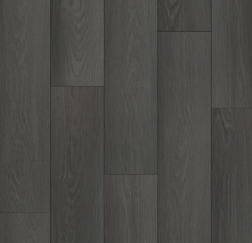 Dark grey hardwood floor pattern.