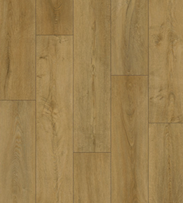 Light brown wood-look flooring with vertical planks and varied grain patterns.