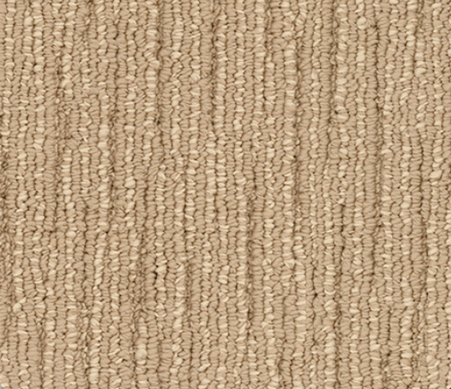 Tan carpet with vertical, textured ridges.