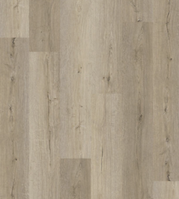 Light beige wood-look flooring with vertical grain patterns and natural knots.