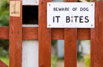 Beware of Dog Sign — Chattanooga, TN — Houston & Alexander, PLLC