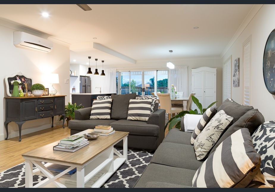 living room with sofas