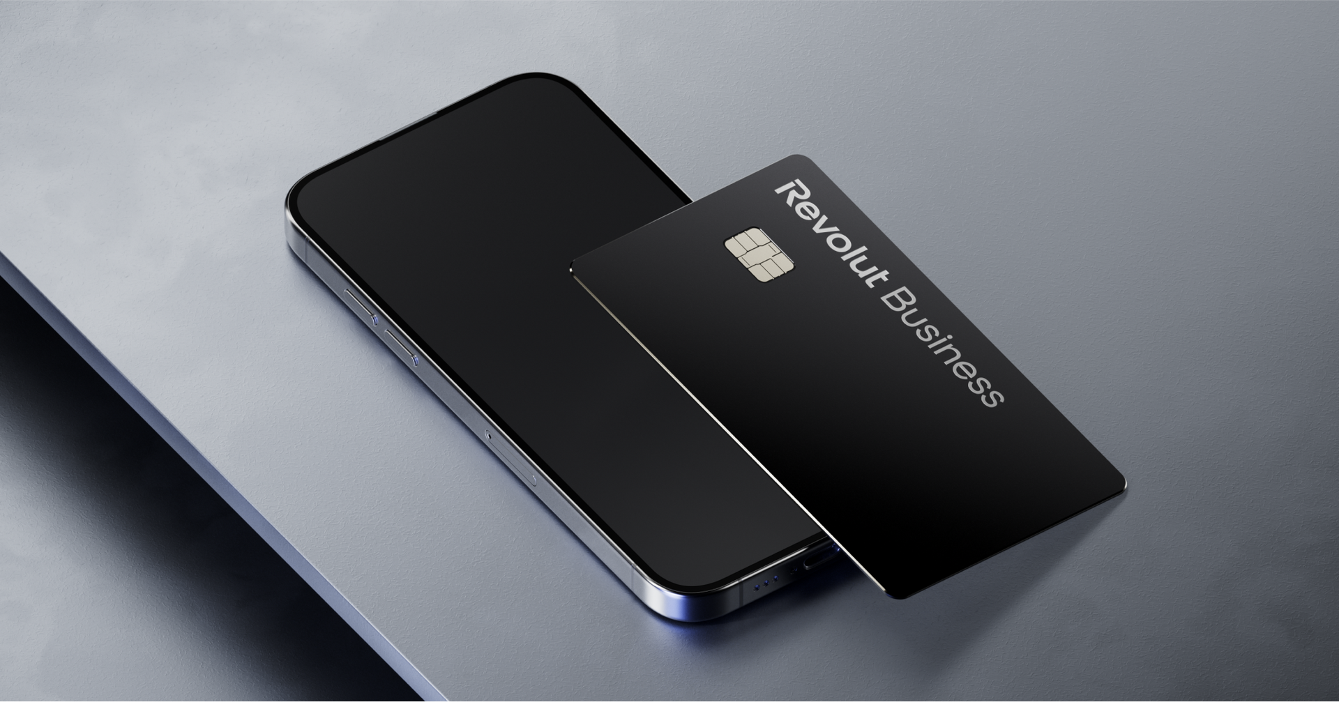 Dark blue textured background.