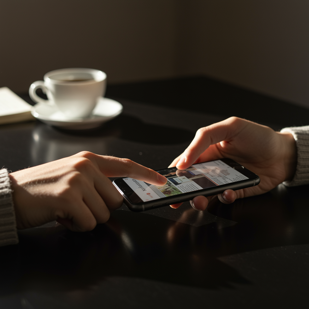 Palm tree against a turquoise sky; sunlit fronds and a textured trunk.