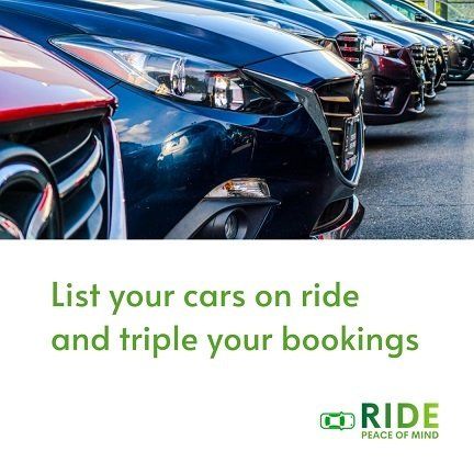 List your fleet on Ride and get instant car bookings.