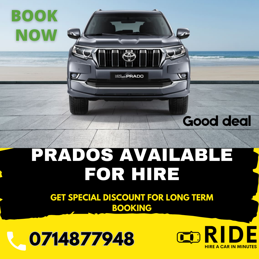 oyota Prado for Hire in Kenya | Self Drive & Chauffeur – Riderentals