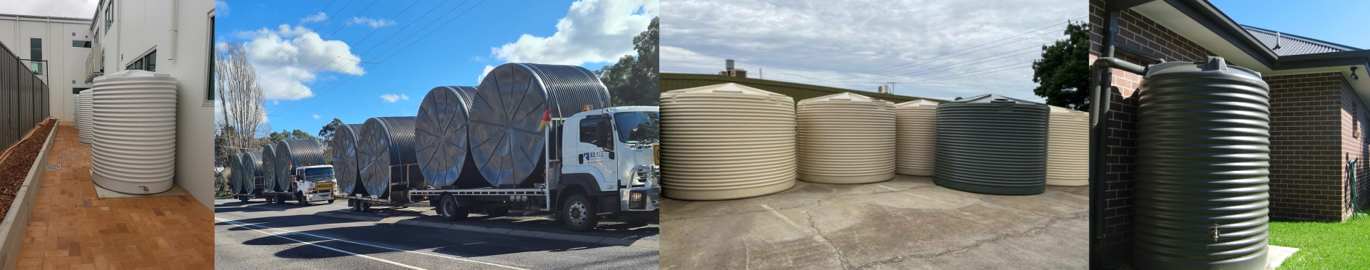 Round Poly Water Tanks Adelaide SA