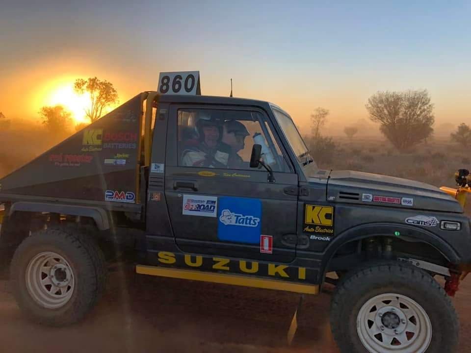 A 4x4 Car at sunset That Has The Number 860 On It — KC Auto Electrics In Ciccone, NT