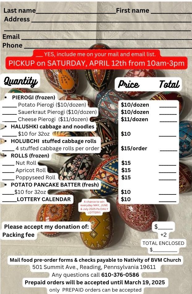 Easter Bazaar 2025