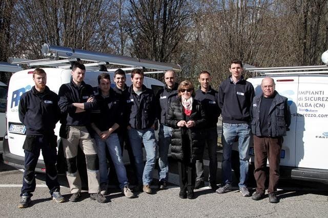 personale specializzato della ditta di impianti di sicurezza