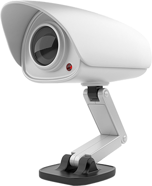 telecamera di impianto di sicurezza con software di gestione video