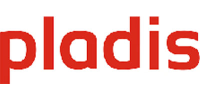 The word pladis is written in red on a white background.