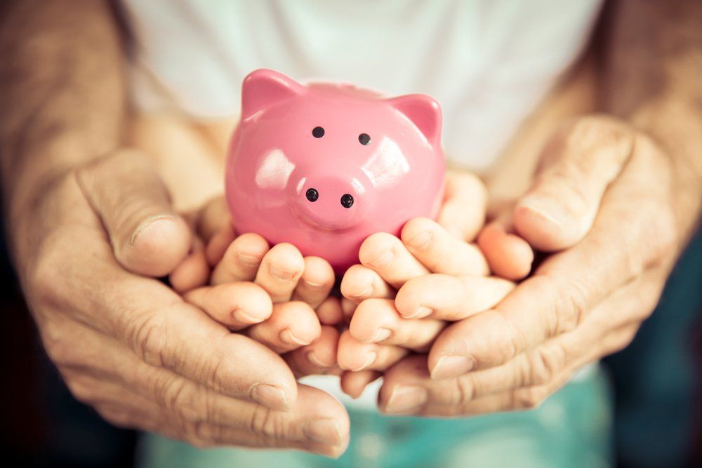 Hands Holding A Piggy Bank — Finance Services In Mornington, VIC
