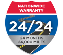 24 Months / 24,000 Miles Warranty badge