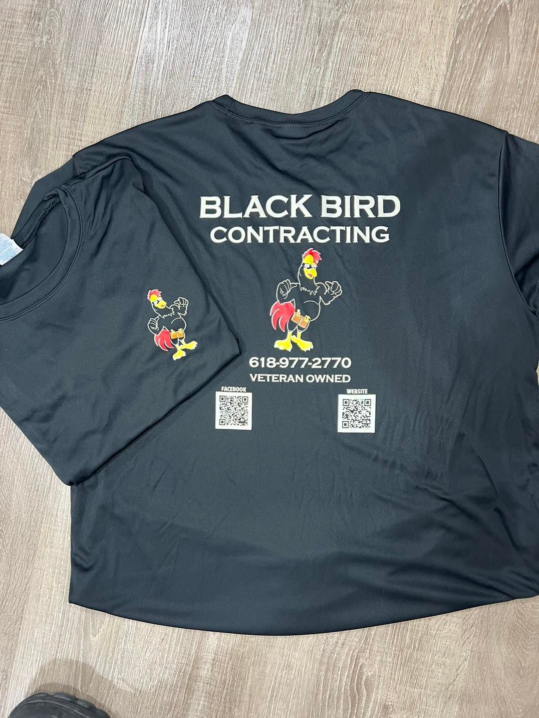 company logo on apparel