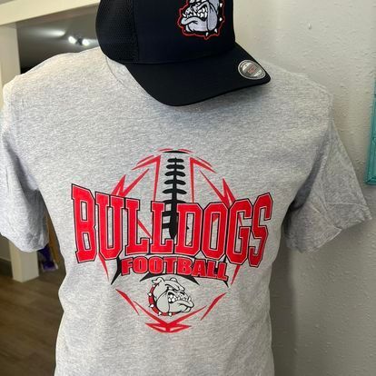 custom bulldog football shirts