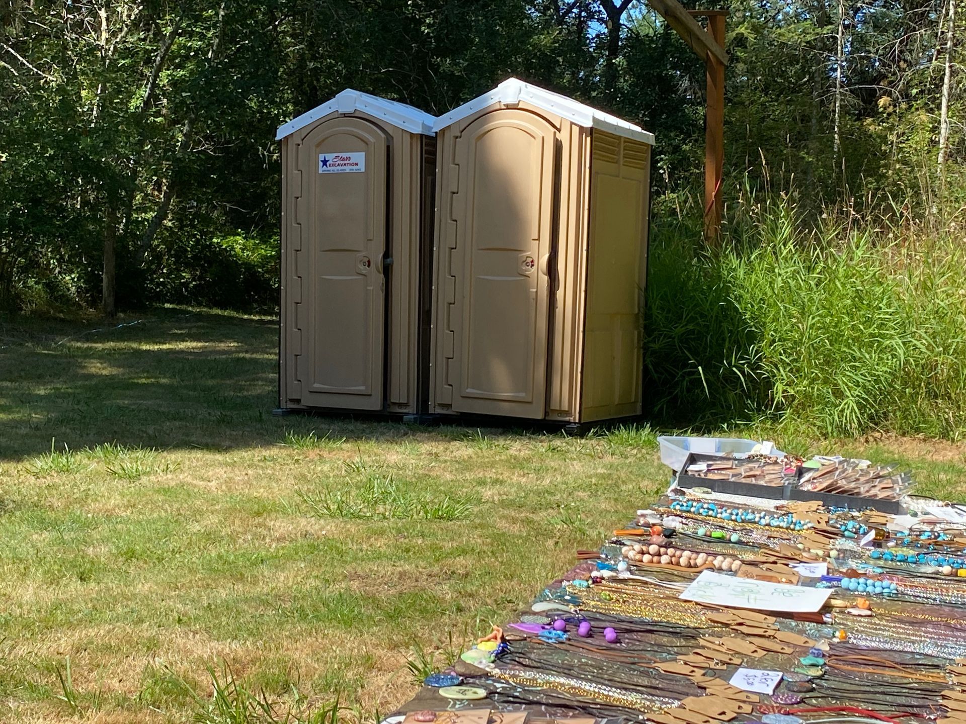 Portable Toilet in the Event — Friday Harbor, WA — Starr Excavation Inc