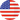 The american flag is in a circle on a white background.