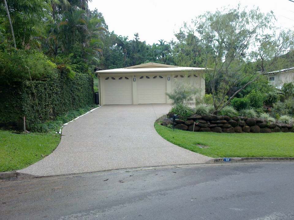 New garage after construction