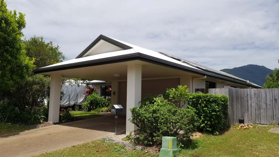 New double carport to match the existing house